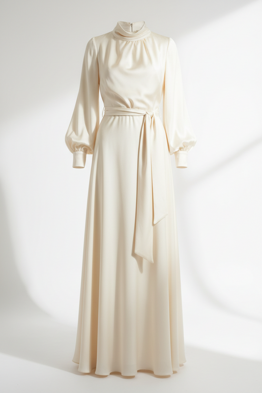 long women dress  all white  Size S